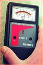 Floor surface moisture content testing equipment